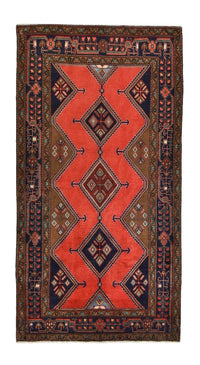 Tapis de couloir Tapis persan - Nomadic - 280 x 147 cm - rouge