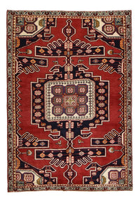 Tapis persan - Nomadic - 192 x 133 cm - rouge
