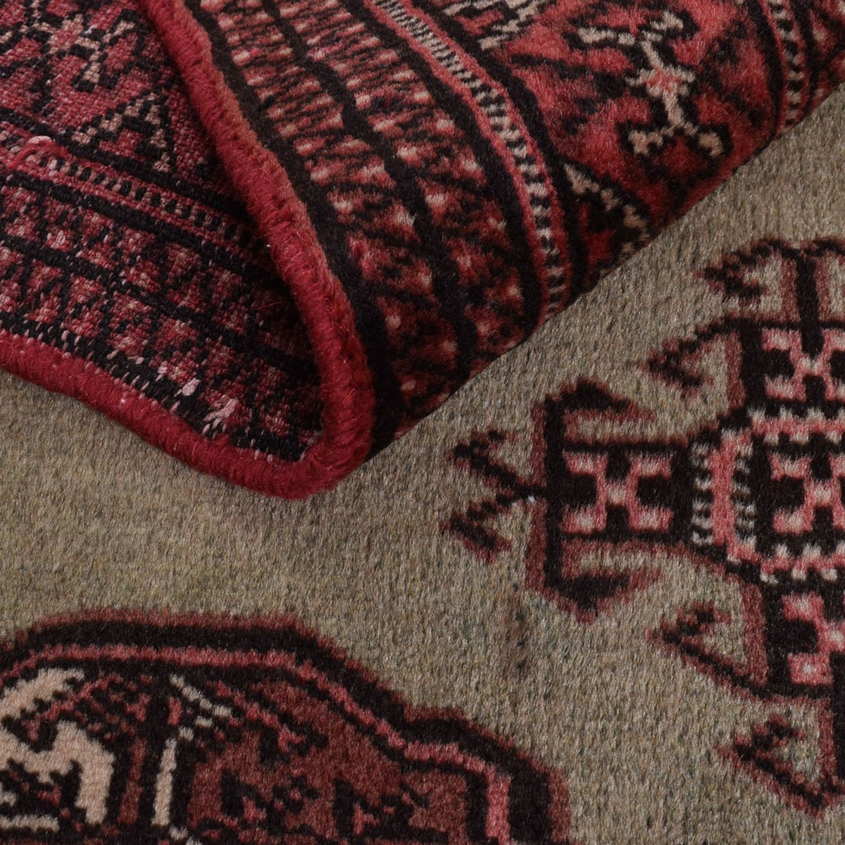 Tapis Turkaman - 178 x 131 cm - multicolore