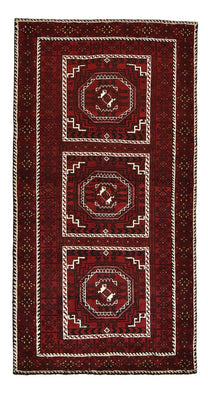 Tapis de couloir Tapis Belutsch - 214 x 110 cm - rouille