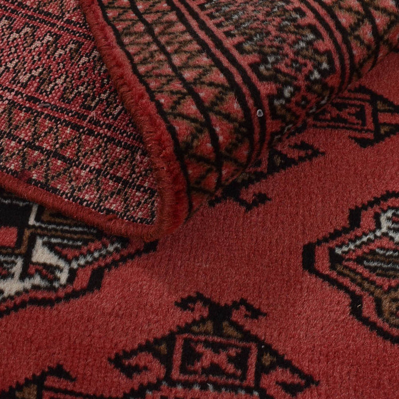 Tapis Turkaman - 188 x 126 cm - rouge