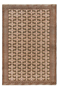 Tapis Turkaman - 193 x 130 cm - beige foncé