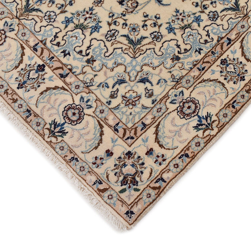 Tapis persan - Nain - Royal - 204 x 126 cm - beige