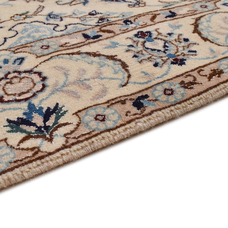 Tapis persan - Nain - Royal - 204 x 126 cm - beige