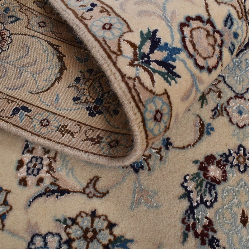Tapis persan - Nain - Royal - 204 x 126 cm - beige