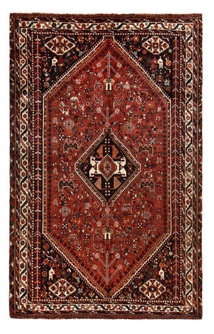 Tapis persan - Nomadic - 281 x 178 cm - rouge