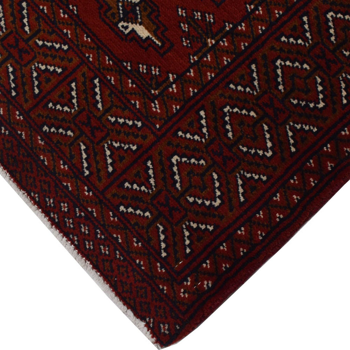 Tapis de couloir Tapis Turkaman - 287 x 101 cm - rouille