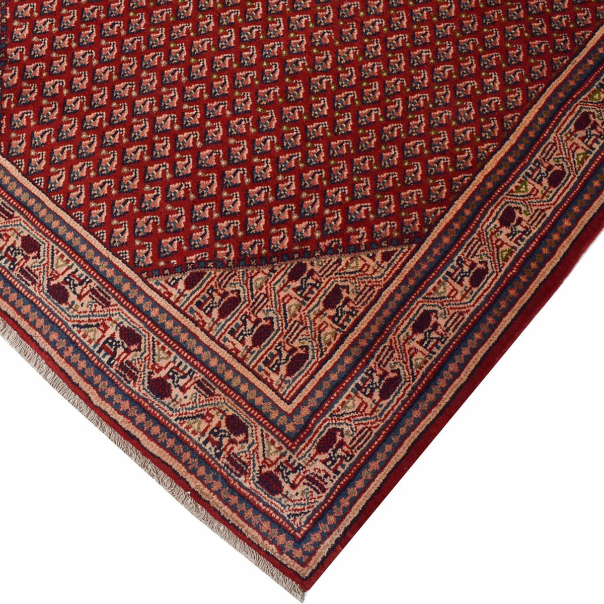 Tapis de couloir Tapis persan - Mir - 523 x 111 cm - rouille