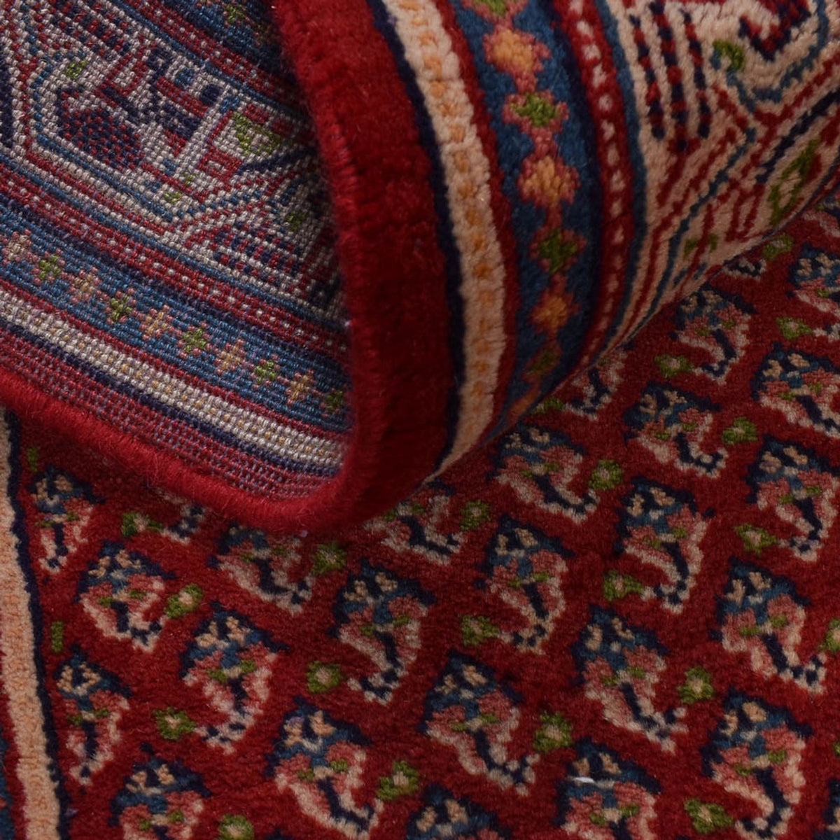 Tapis de couloir Tapis persan - Mir - 523 x 111 cm - rouille