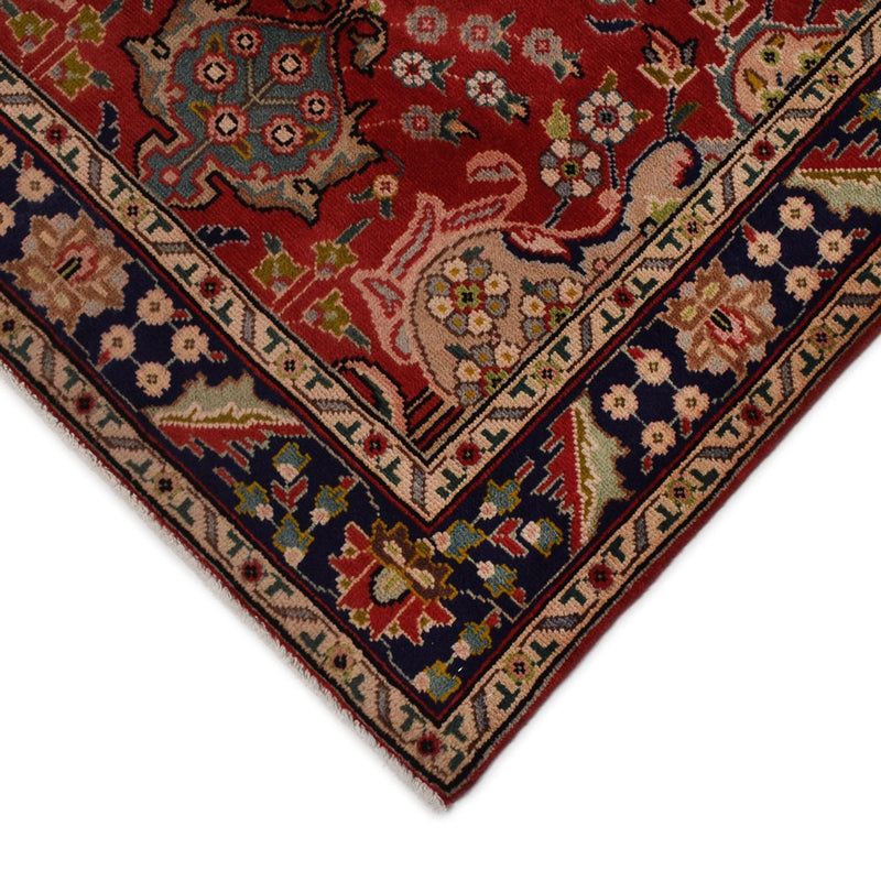 Tapis de couloir Tapis persan - Tabriz - 400 x 92 cm - rouge