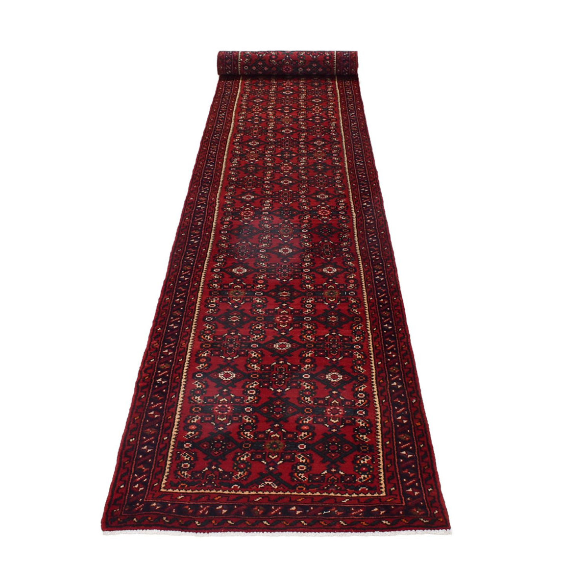 Tapis de couloir Tapis persan - Nomadic - 490 x 70 cm - rouge
