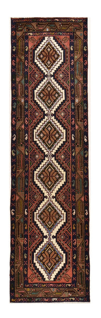 Tapis de couloir Tapis persan - Nomadic - 275 x 77 cm - rouille