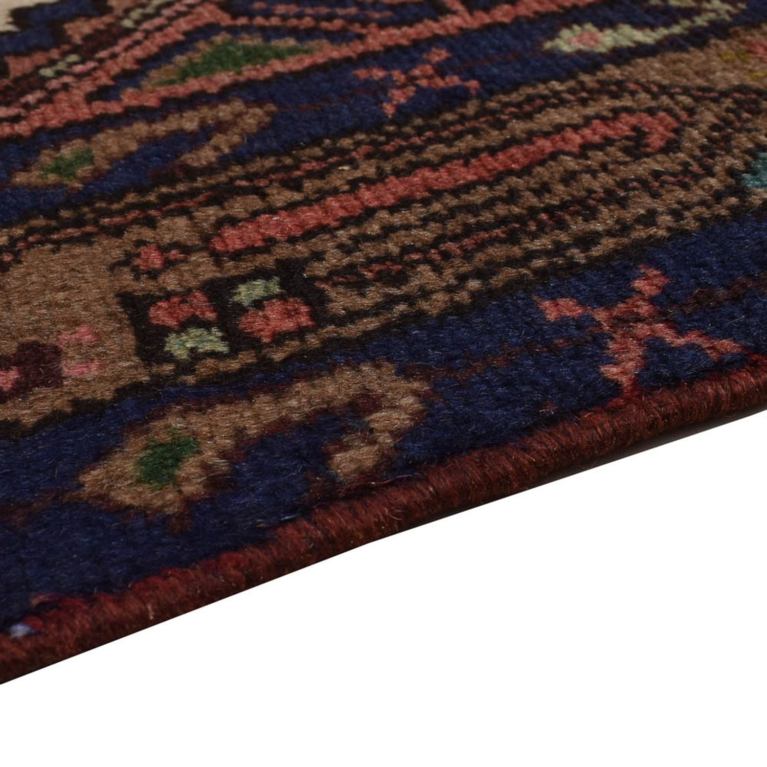 Tapis de couloir Tapis persan - Nomadic - 275 x 77 cm - rouille