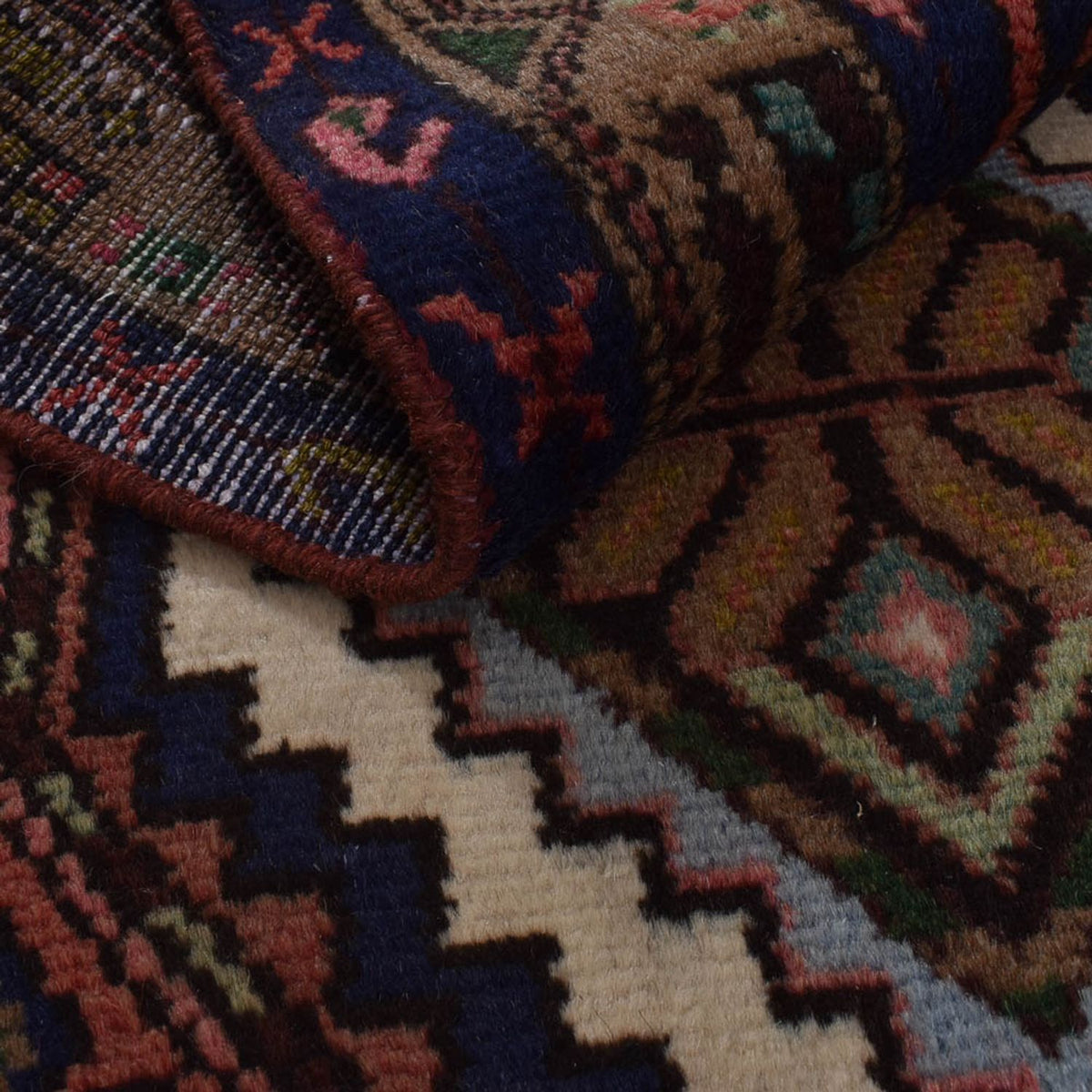 Tapis de couloir Tapis persan - Nomadic - 275 x 77 cm - rouille