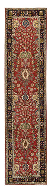 Tapis de couloir Tapis persan - Tabriz - 306 x 72 cm - rouge