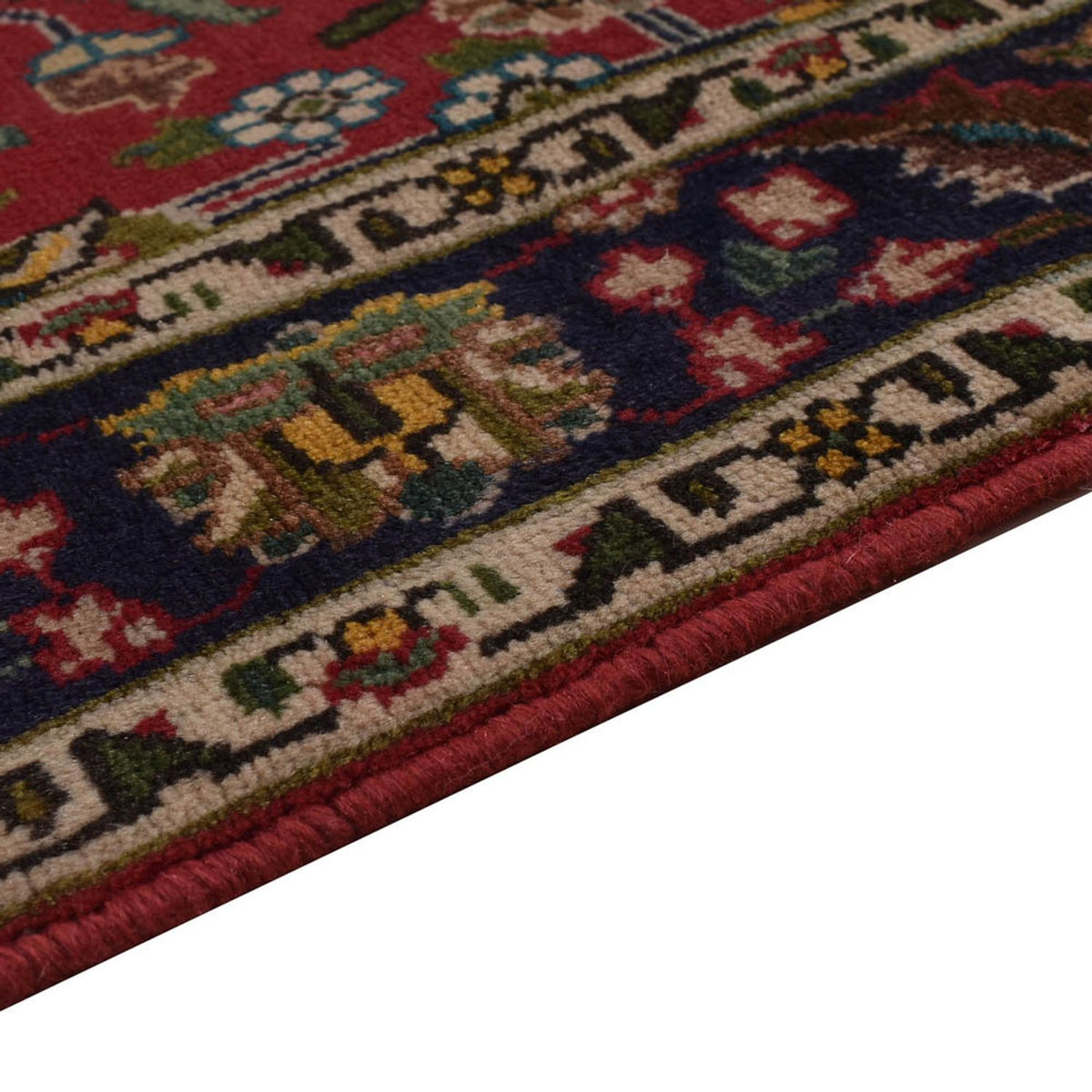 Tapis de couloir Tapis persan - Tabriz - 306 x 72 cm - rouge