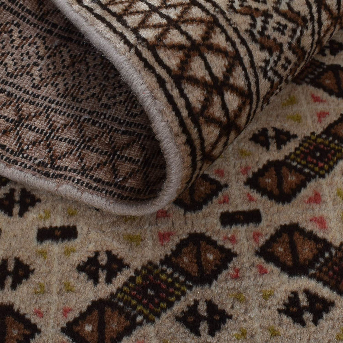 Tapis de couloir Tapis Turkaman - 285 x 79 cm - sable