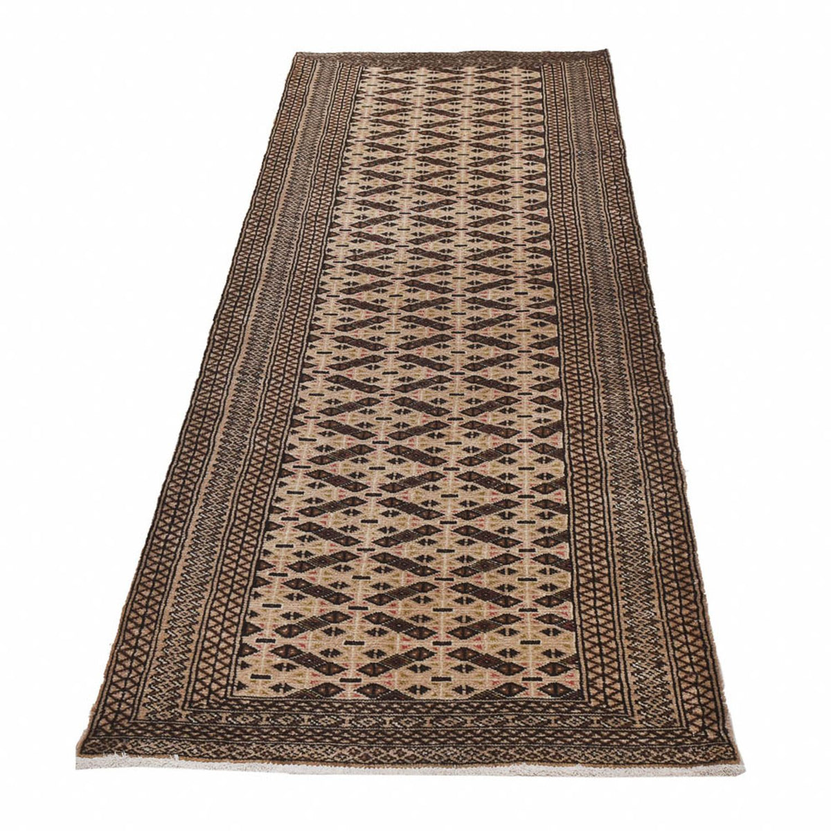 Tapis de couloir Tapis Turkaman - 285 x 79 cm - sable