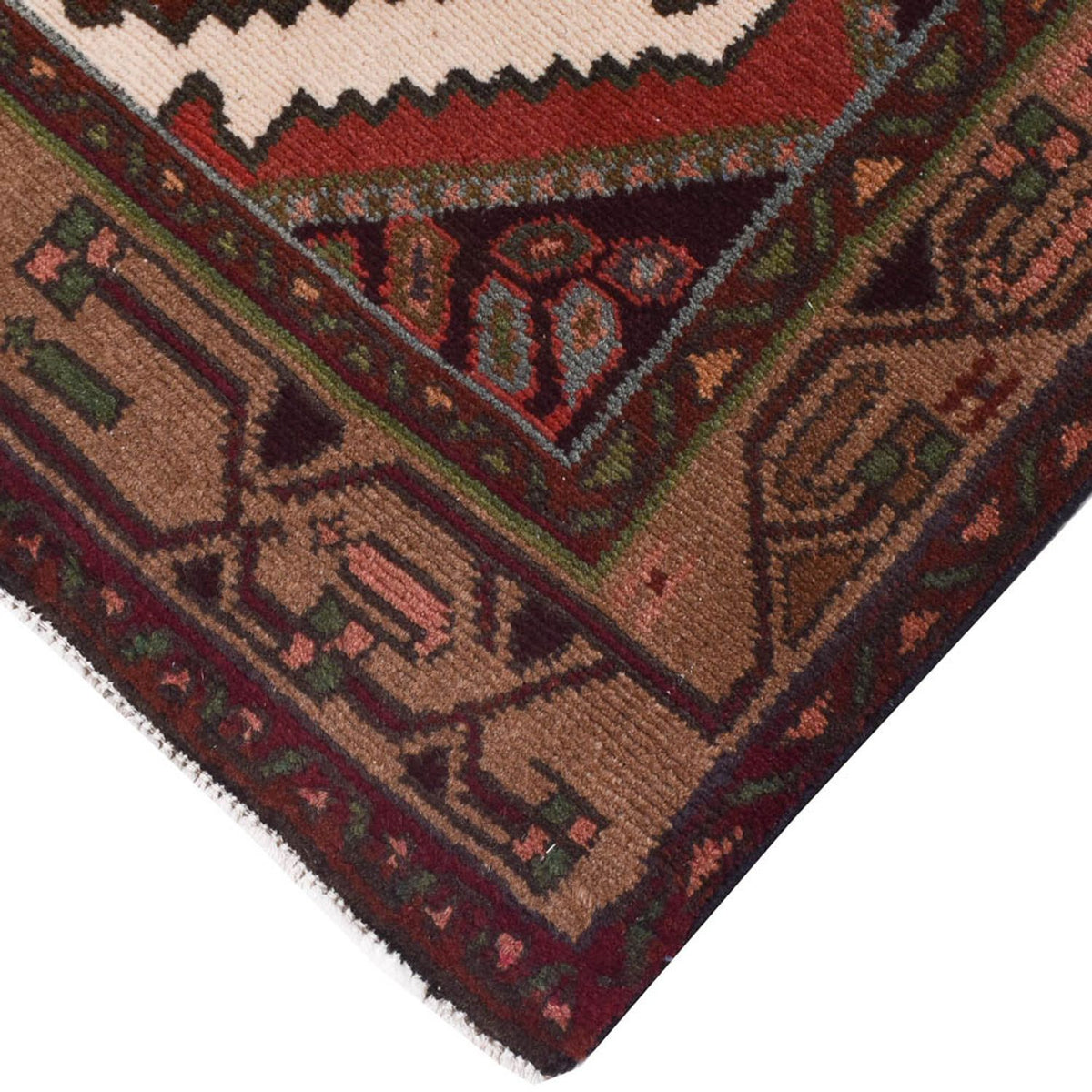 Tapis de couloir Tapis persan - Nomadic - 287 x 78 cm - rouille