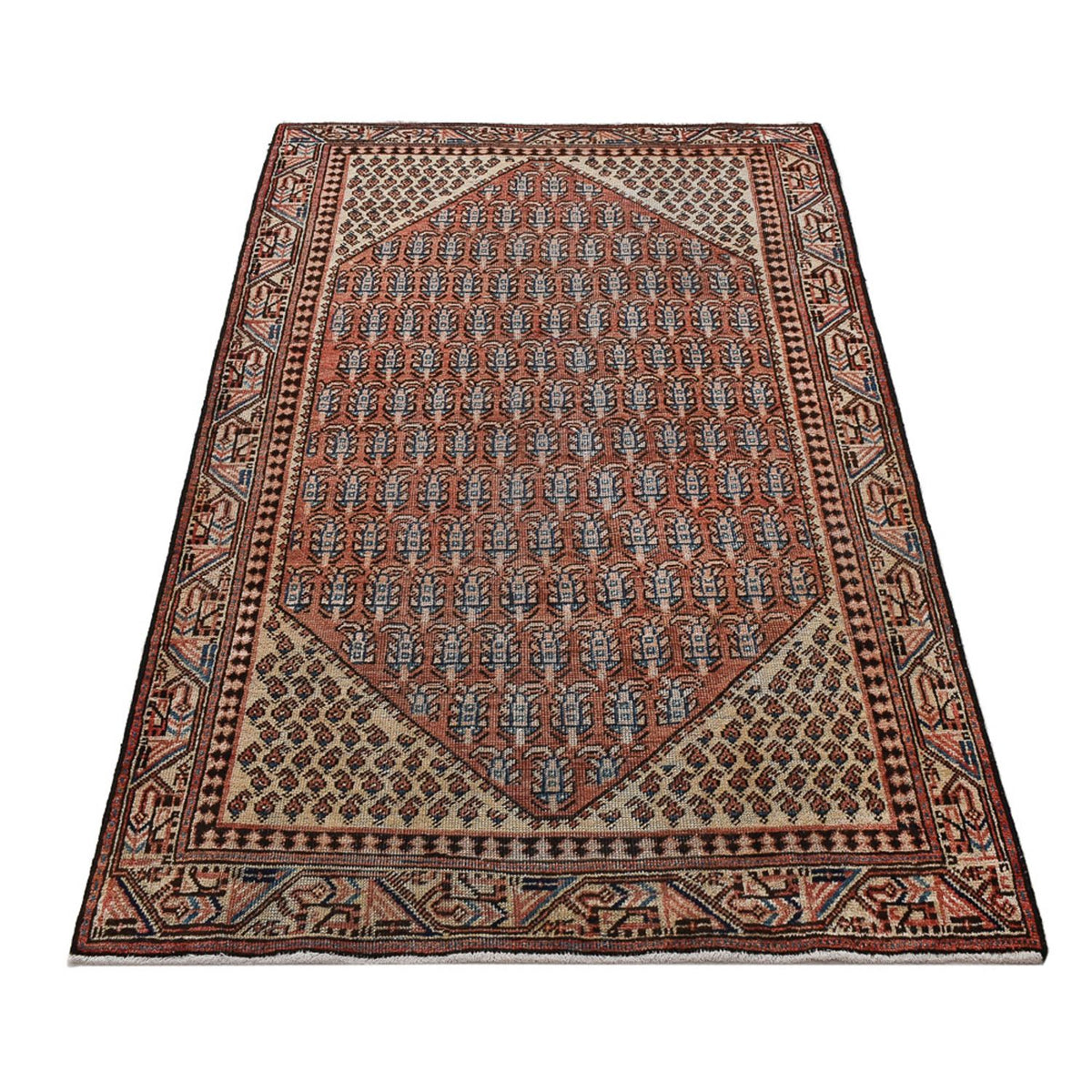 Tapis persan - Nomadic originale  - 197 x 113 cm - rouille