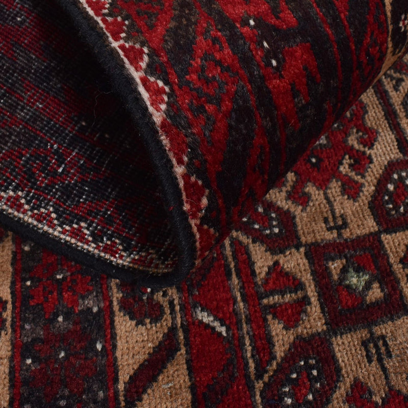 Tapis de couloir Tapis Belutsch - 196 x 96 cm - rouge foncé