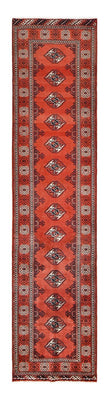 Tapis de couloir Tapis Turkaman - 333 x 96 cm - rouge