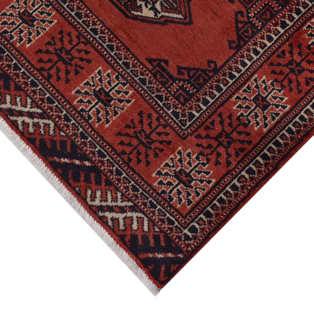 Tapis de couloir Tapis Turkaman - 333 x 96 cm - rouge