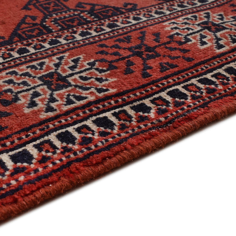 Tapis de couloir Tapis Turkaman - 333 x 96 cm - rouge