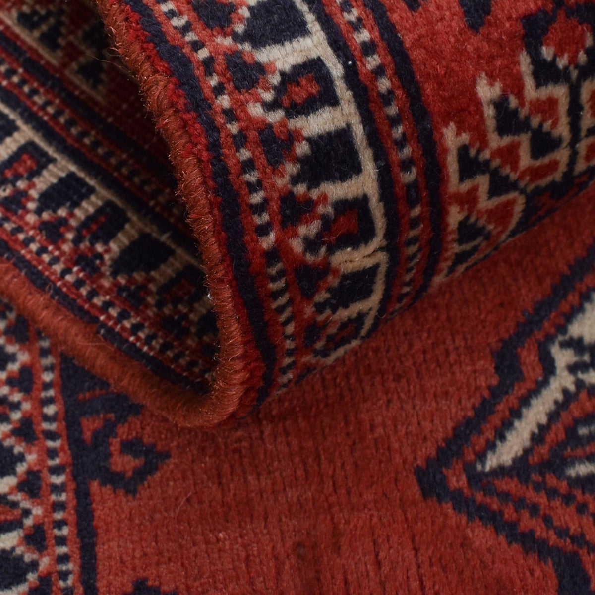 Tapis de couloir Tapis Turkaman - 333 x 96 cm - rouge