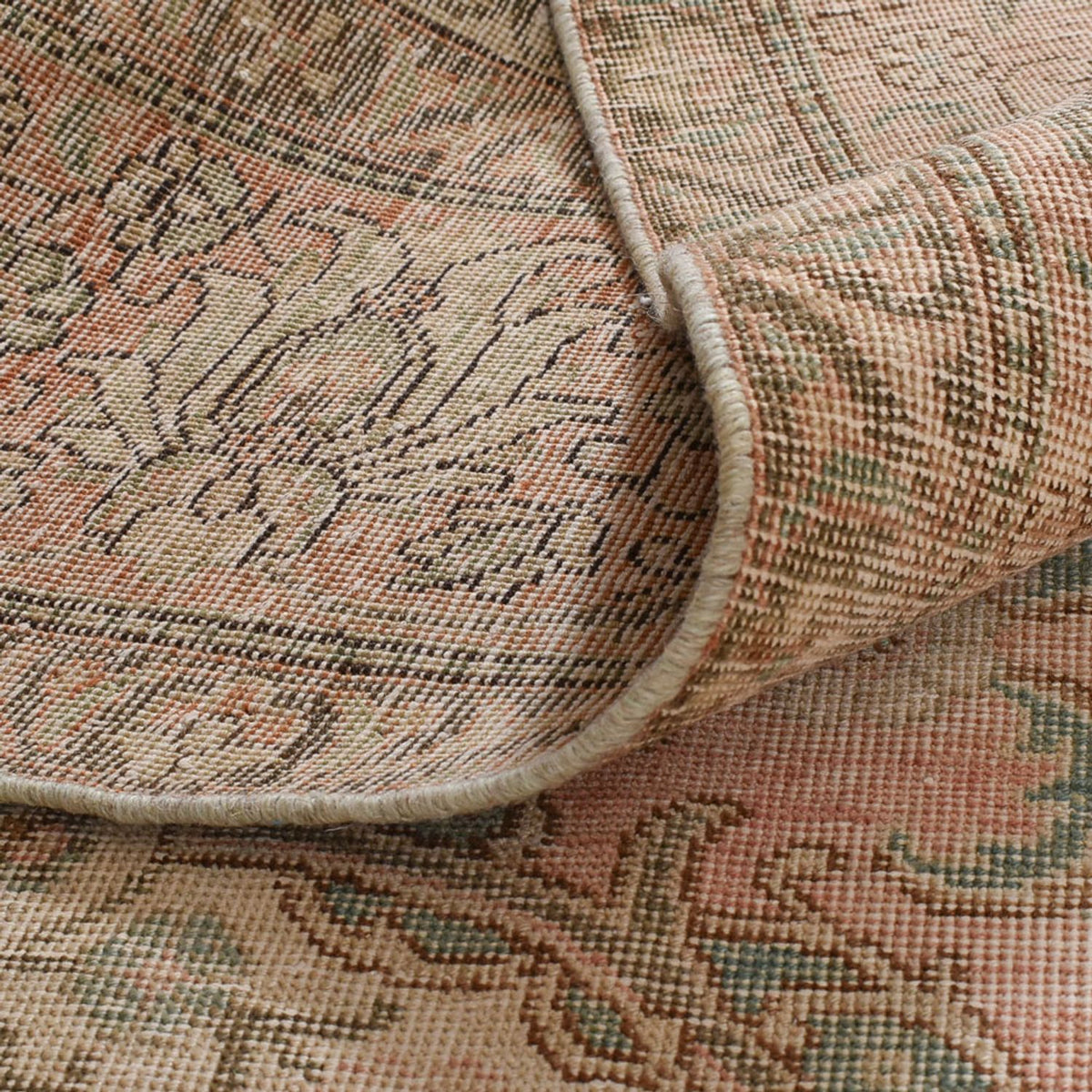 Tapis vintage - 470 x 298 cm - beige foncé