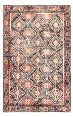 Tapis vintage - 198 x 124 cm - multicolore