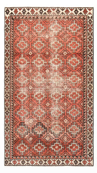 Tapis de couloir Tapis vintage - 194 x 108 cm - rouge