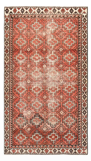 Tapis de couloir Tapis vintage - 194 x 108 cm - rouge