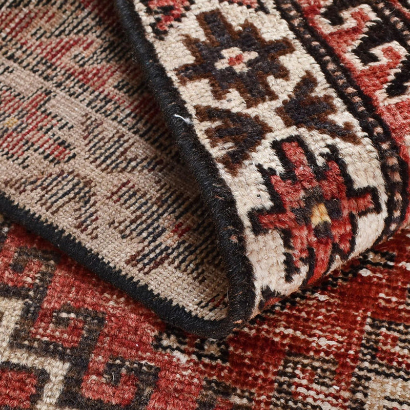 Tapis de couloir Tapis vintage - 194 x 108 cm - rouge