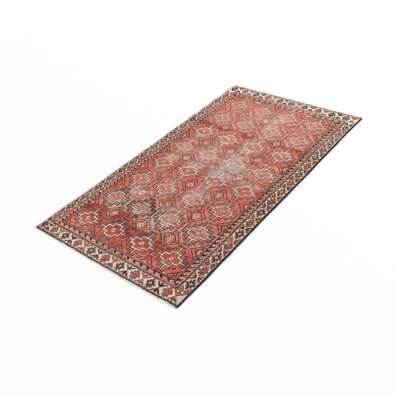 Tapis de couloir Tapis vintage - 194 x 108 cm - rouge
