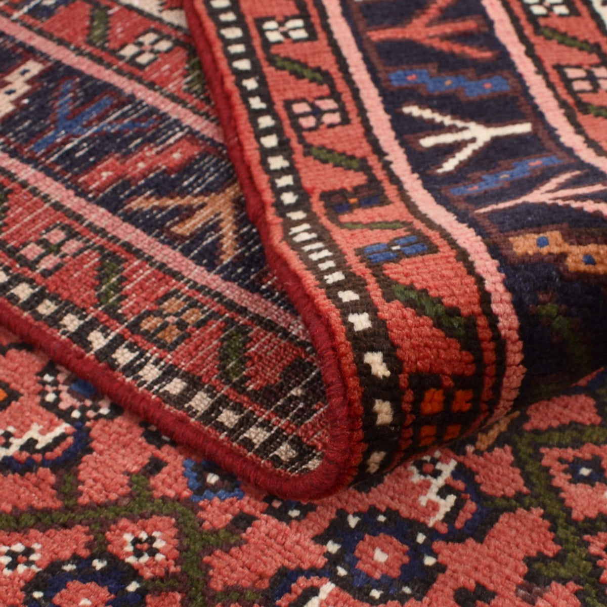 Tapis de couloir Tapis persan - Nomadic - 240 x 116 cm - rouge clair