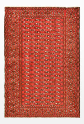 Tapis Turkaman - 186 x 125 cm - rouge