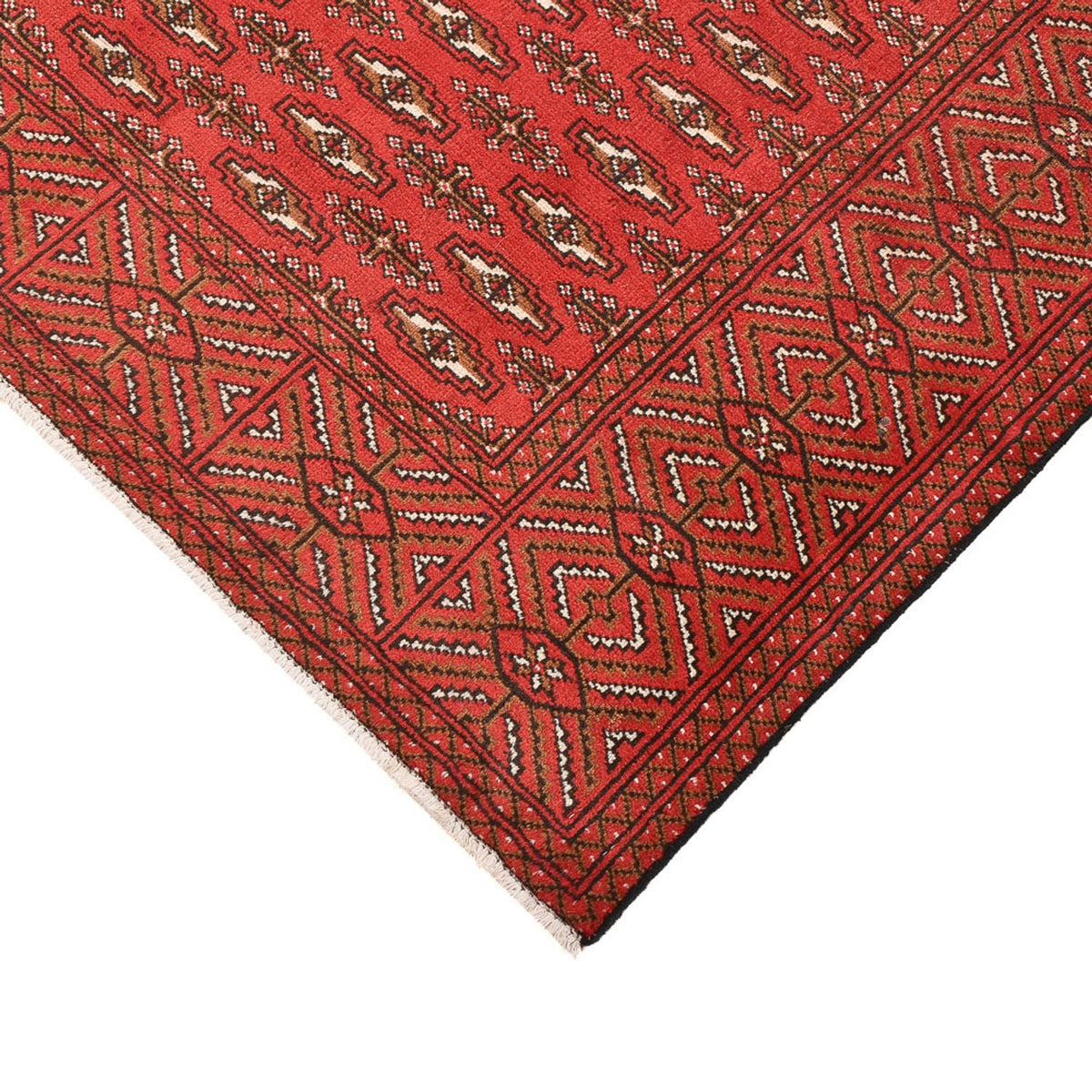 Tapis Turkaman - 186 x 125 cm - rouge