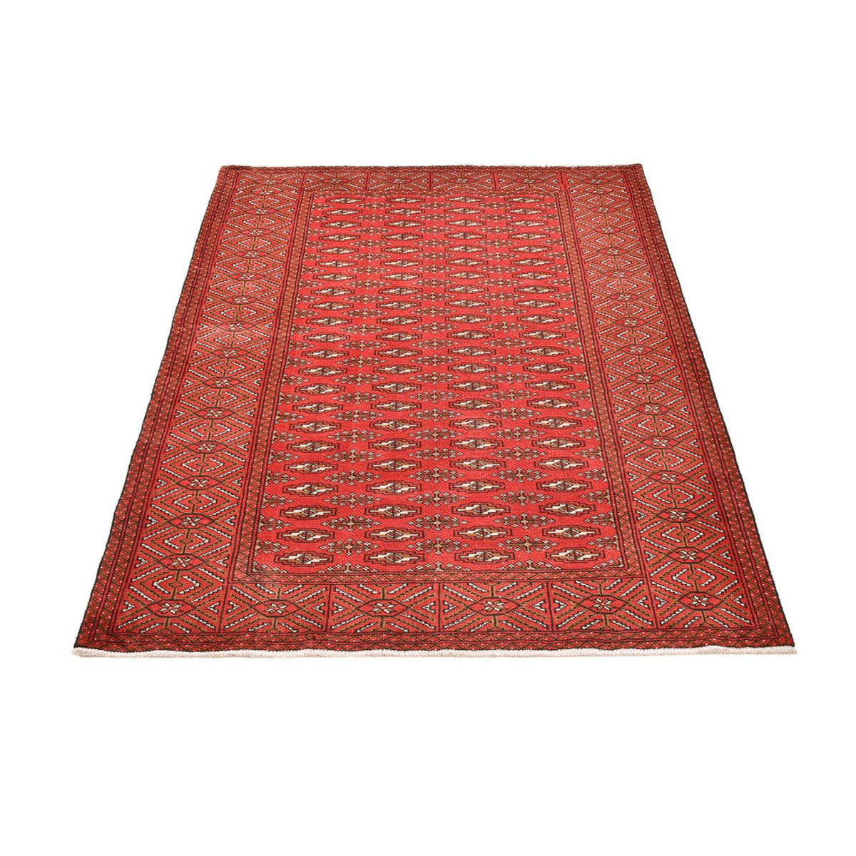 Tapis Turkaman - 186 x 125 cm - rouge