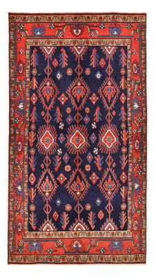 Tapis persan - Nomadic - 250 x 142 cm - bleu foncé