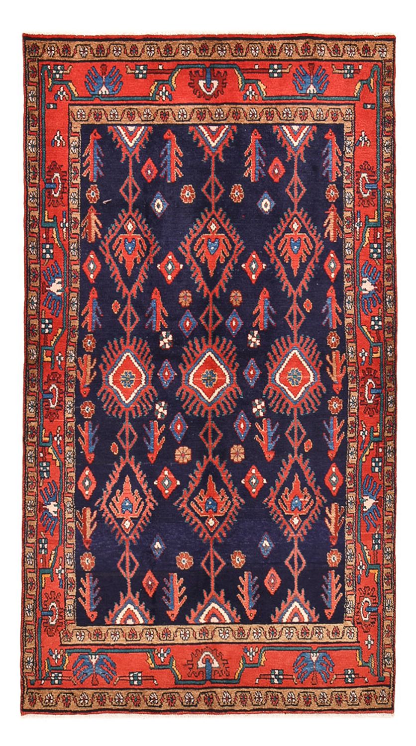 Tapis persan - Nomadic - 250 x 142 cm - bleu foncé