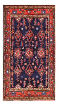 Tapis persan - Nomadic - 250 x 142 cm - bleu foncé