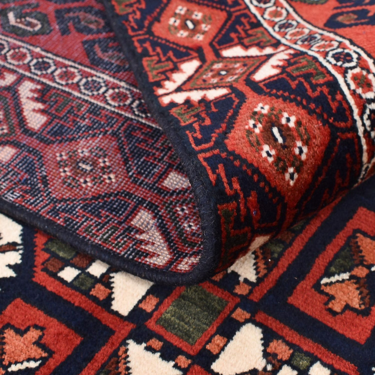 Tapis persan - Nomadic - 174 x 126 cm - rouille