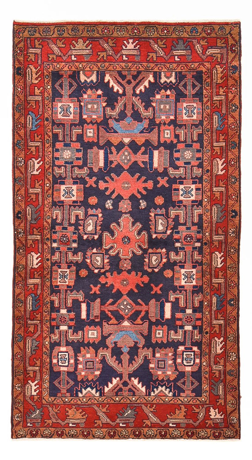 Tapis de couloir Tapis persan - Nomadic - 226 x 123 cm - rouge