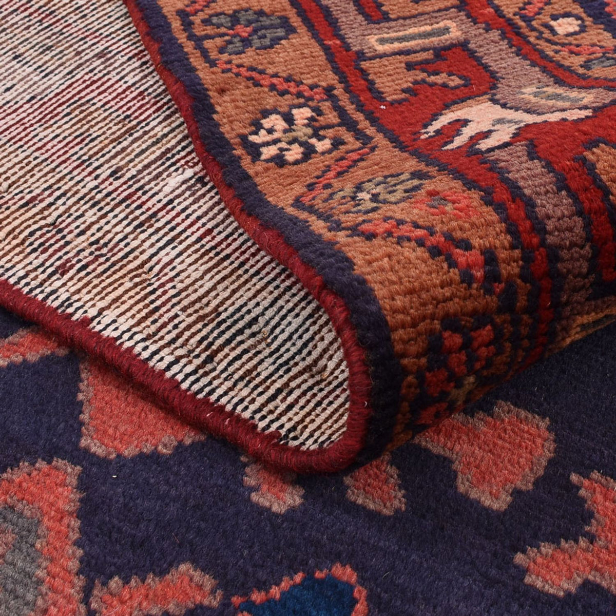 Tapis de couloir Tapis persan - Nomadic - 226 x 123 cm - rouge