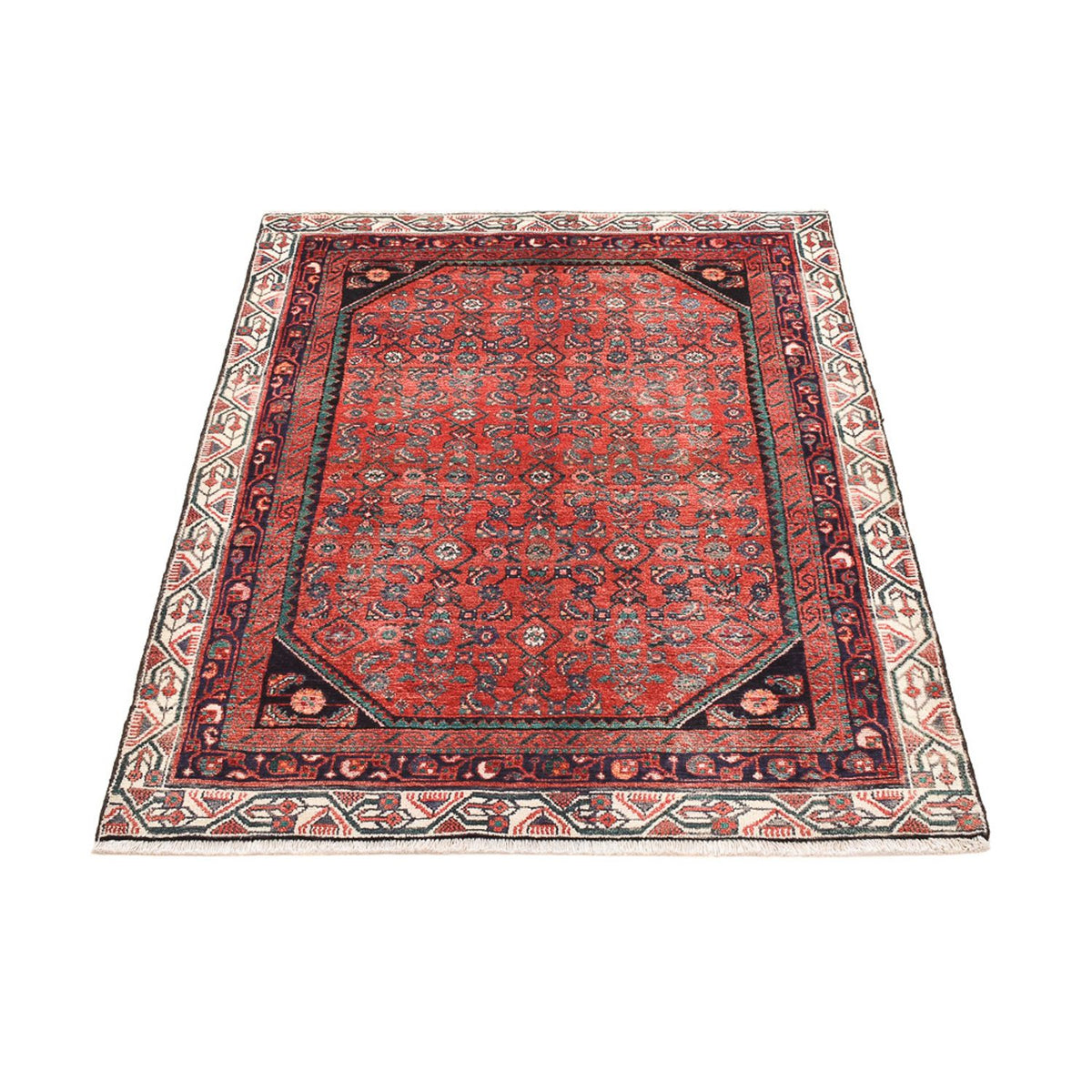Tapis persan - Nomadic - 169 x 120 cm - rouge clair