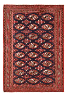 Tapis Turkaman - 190 x 129 cm - rouge