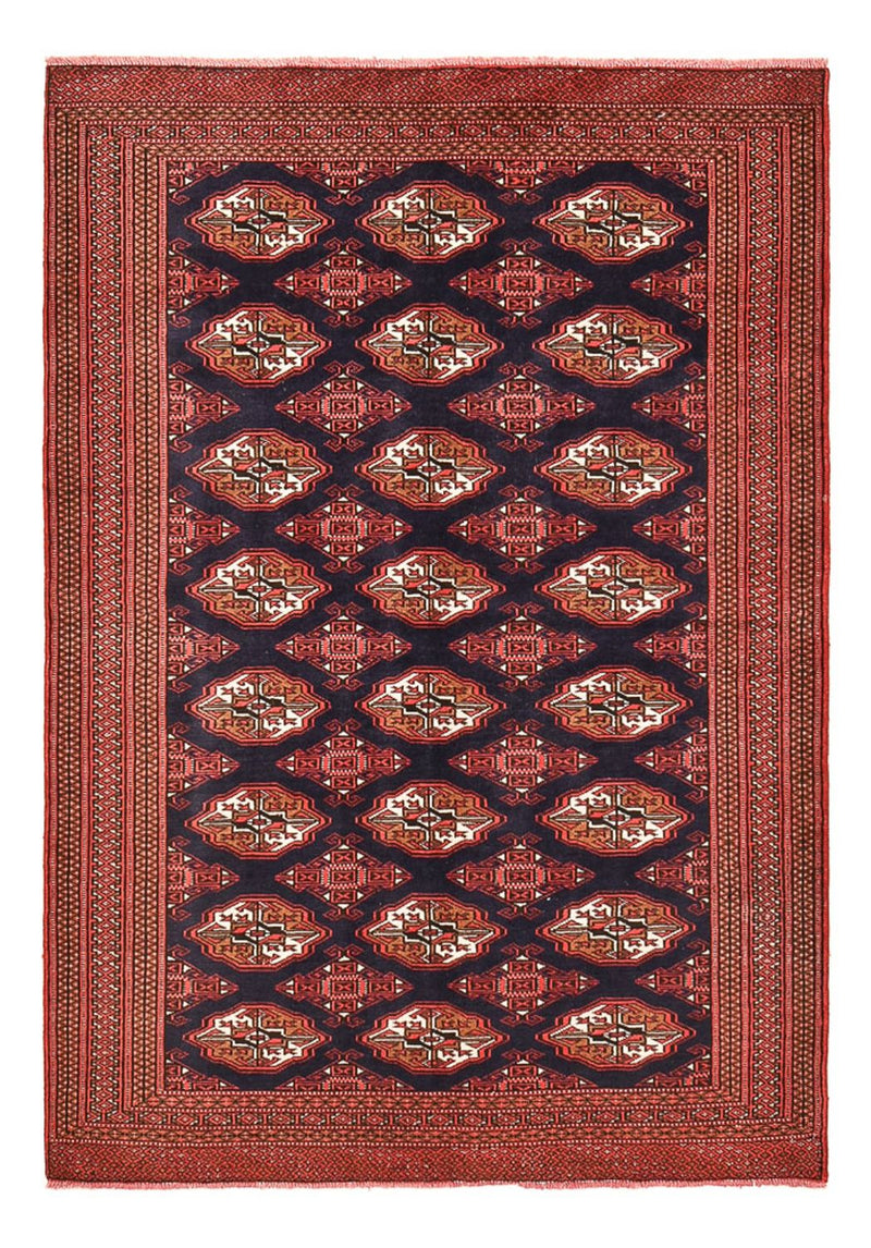 Tapis Turkaman - 190 x 129 cm - rouge