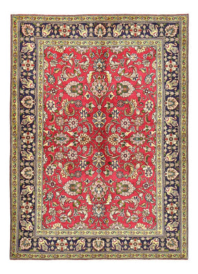 Tapis persan - Tabriz - 198 x 142 cm - rouge