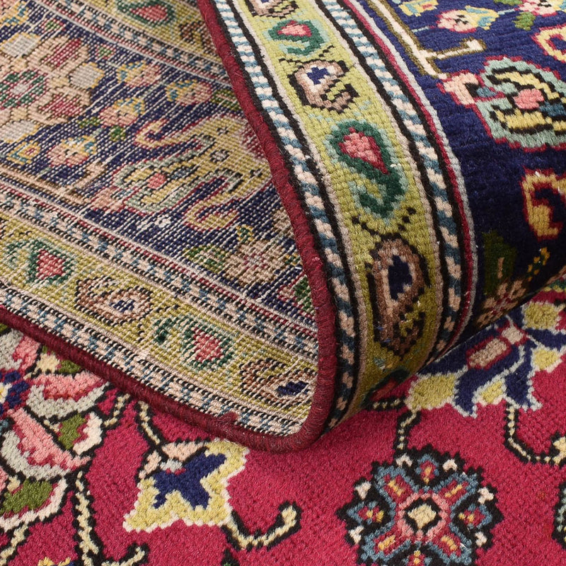 Tapis persan - Tabriz - 198 x 142 cm - rouge
